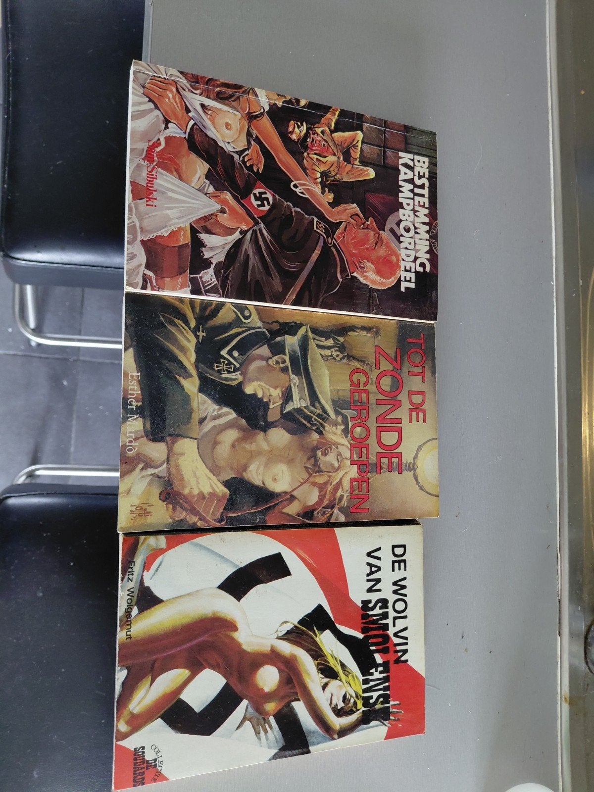 3 erotische boeken van ss, Livres, Plusieurs comics, Enlèvement ou Envoi, Utilisé