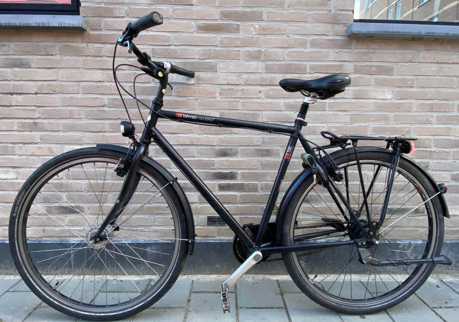 Vsf fahrradmanufaktur Herenfiets Damesfiets, Velgrem, Zo goed als nieuw, 57 tot 61 cm, Ophalen