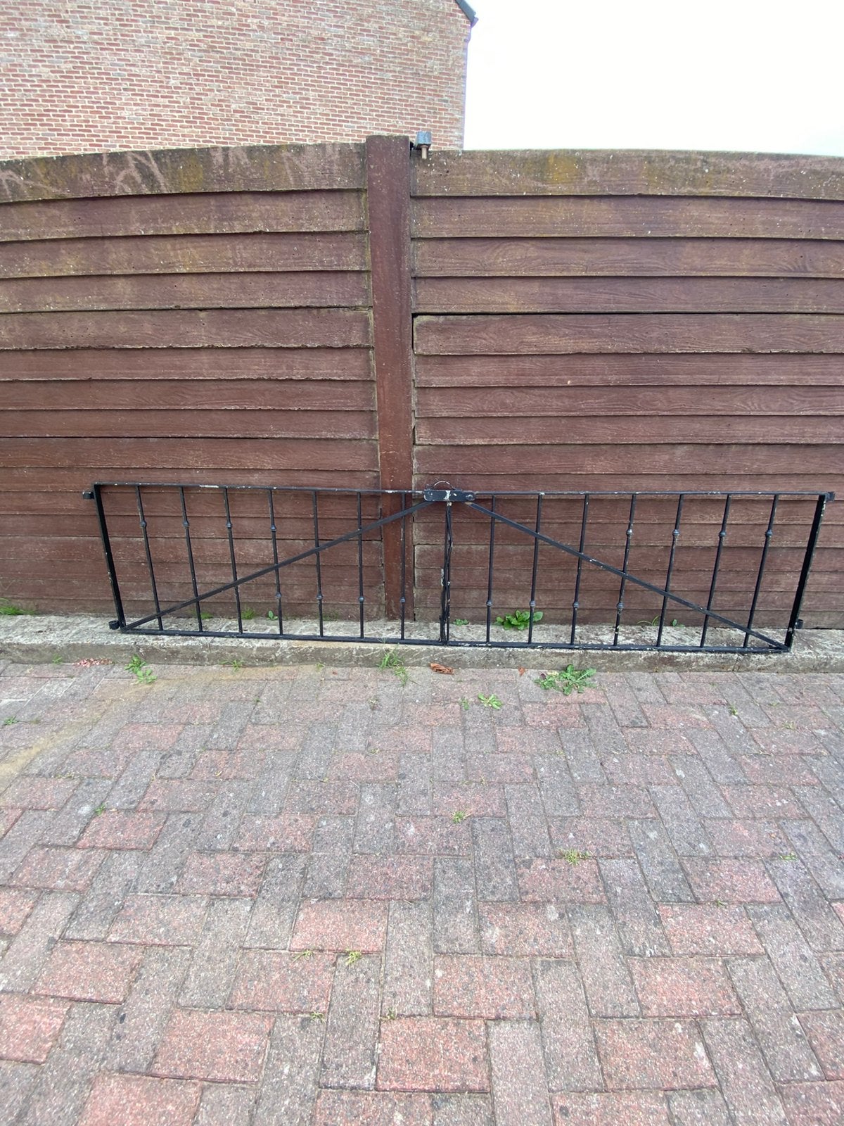 Ijzeren hek 50€, Tuin en Terras, Tuinhekken en Hekwerk, Ophalen, Zo goed als nieuw