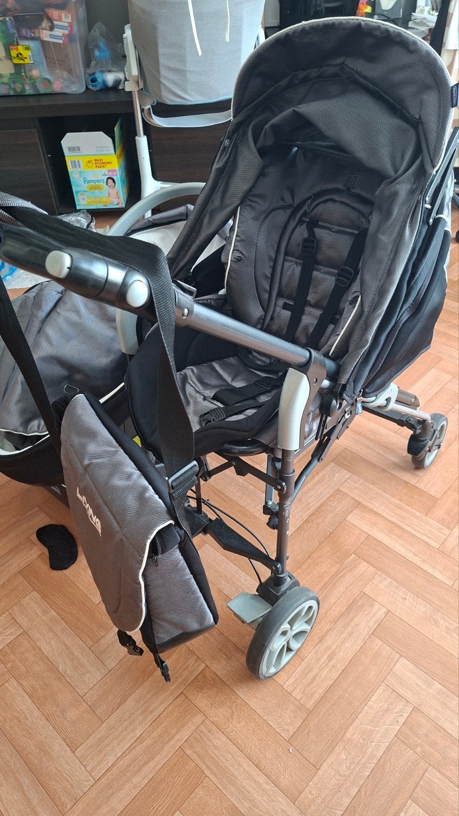 Kinderwagen, Ophalen