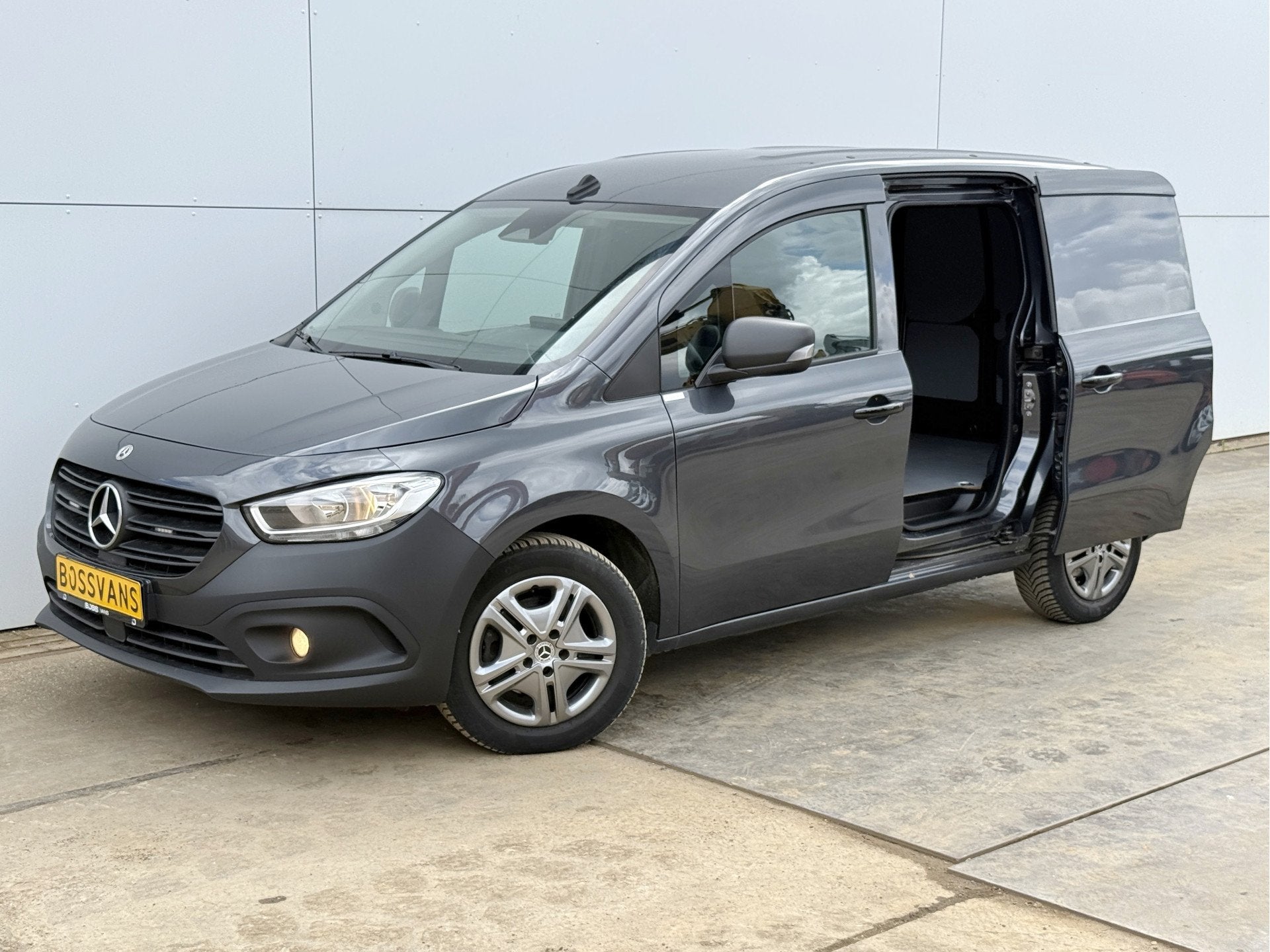 Mercedes-Benz Citan 112 1.5 CDI Automaat L1 Dubbele Schuifde, Auto's, Stof, Gebruikt, Zwart, 4 cilinders