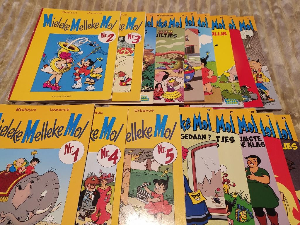 mieleke melleke mol, Boeken, Meerdere stripboeken, Ophalen of Verzenden, Zo goed als nieuw