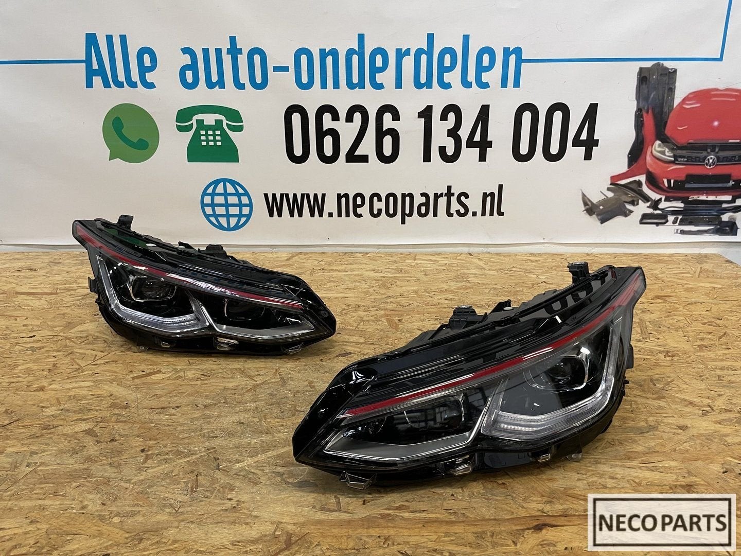 VW GOLF 8 GTI VOL LED KOPLAMP KOPLAMPEN SET ORIGINEEL, Volkswagen, -, Utilisé, -