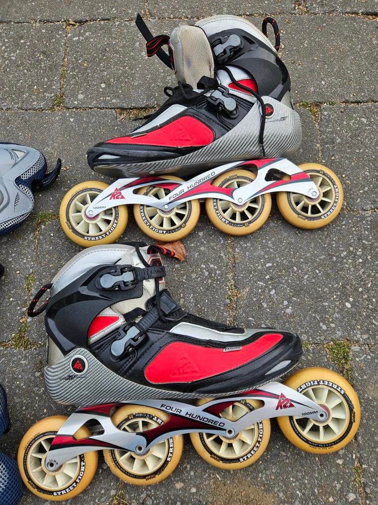 K2 Exo Tech inline skates incl. beschermers, Sports & Fitness, Patins à roulettes alignées, K2, Enlèvement ou Envoi