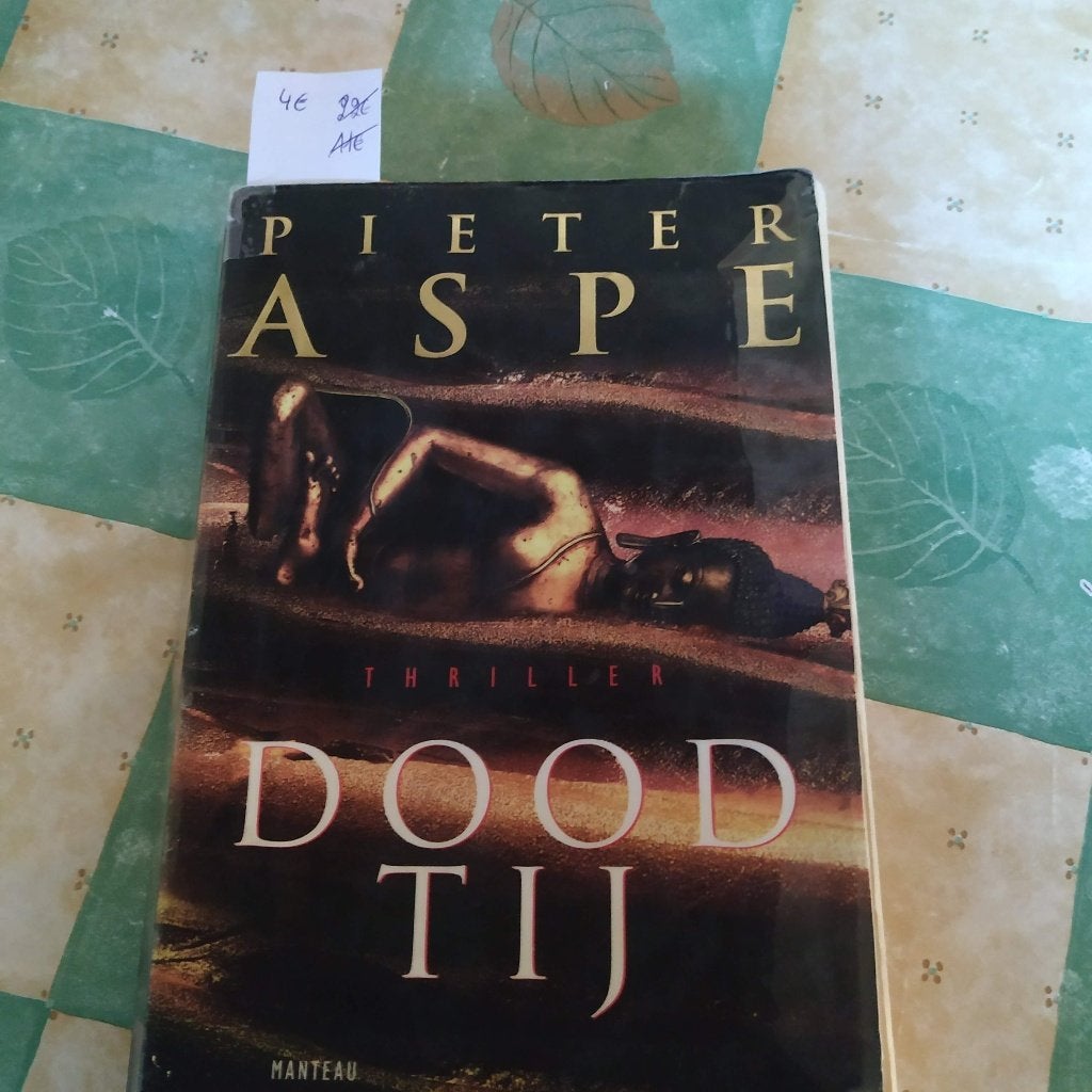 Pieter Aspe "doodtij" leesboek, Ophalen of Verzenden