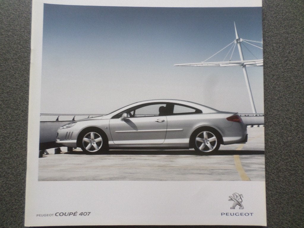 Brochure de la Peugeot 407 Coupé 2010, Enlèvement ou Envoi, Peugeot