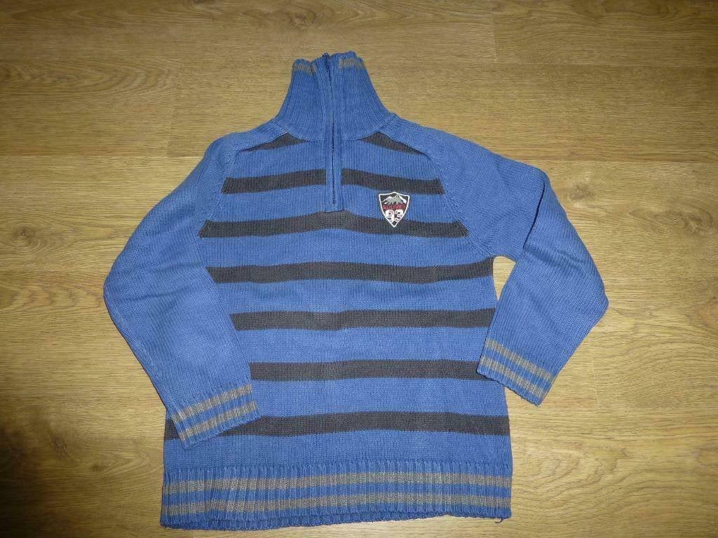 blauwe gestreepte trui S. Oliver maat 116 - 122, Gebruikt, Trui of Vest, Ophalen of Verzenden, Jongen