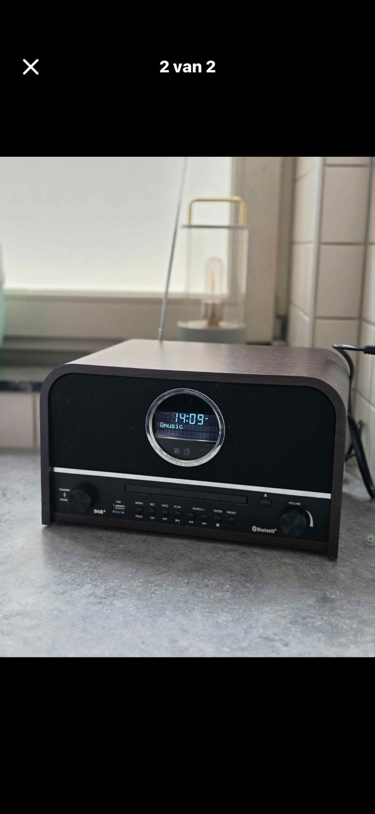 DAB+ radio met cd speler, Ophalen, Zo goed als nieuw, Radio