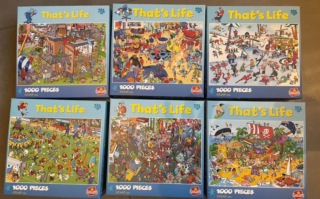 That’s life puzzels 1000 stuks, Enlèvement ou Envoi, 500 à 1500 pièces, Comme neuf, Puzzle