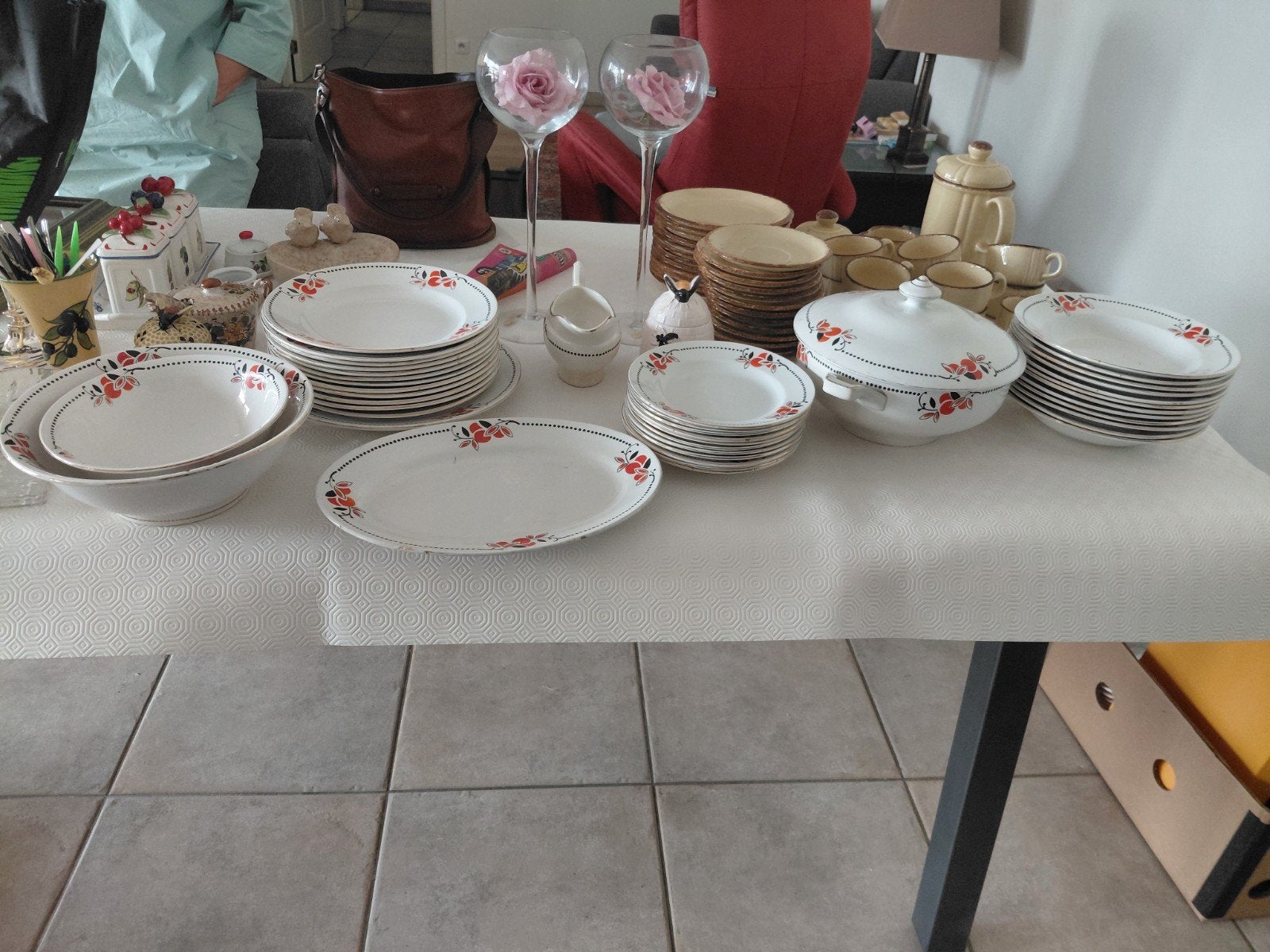 Eetservies 10 delig, 80 jaar oud, Ophalen