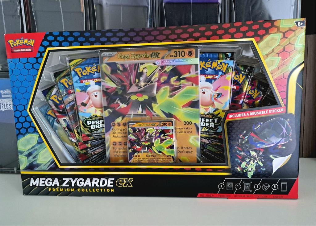 Mega Zygarde EX box, Ophalen, Nieuw, Boosterbox, Foil