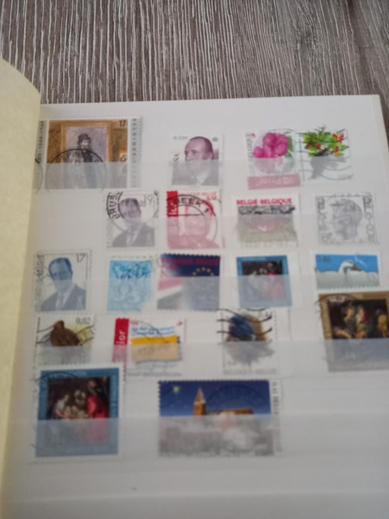 Postzegelalbum, Ophalen