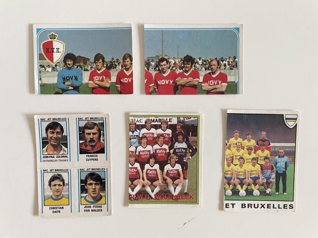 5 originele Panini-stickers (jaren 70-80), Ophalen of Verzenden, Zo goed als nieuw, Poster, Plaatje of Sticker