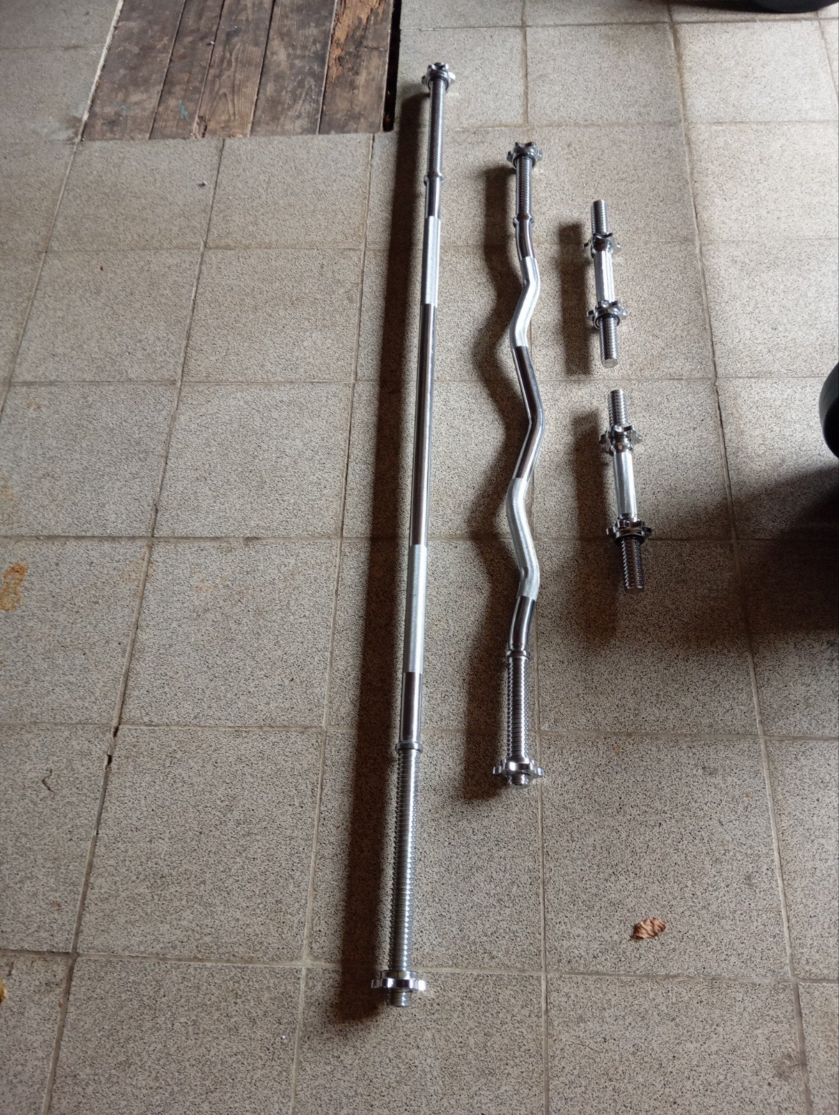 fitnis materiaal, Ophalen