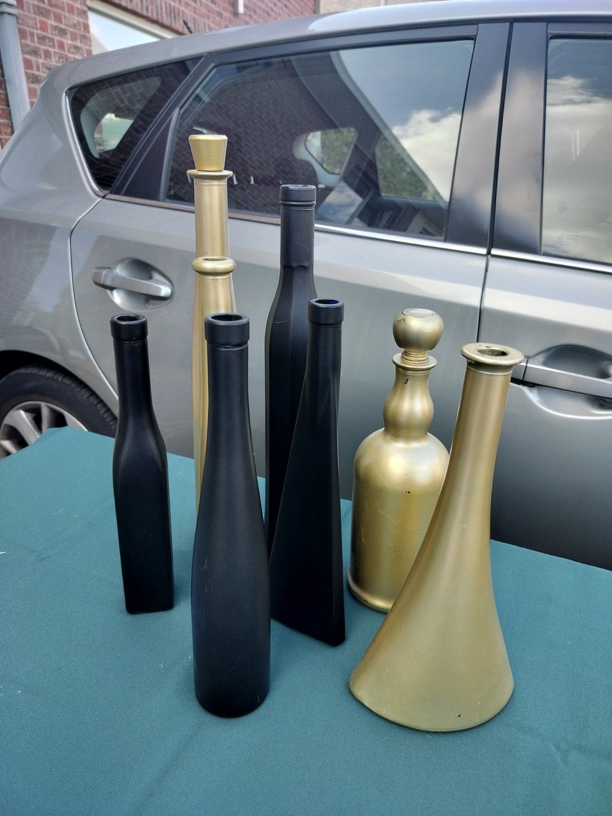 Flessen decoratie, Ophalen, Goud