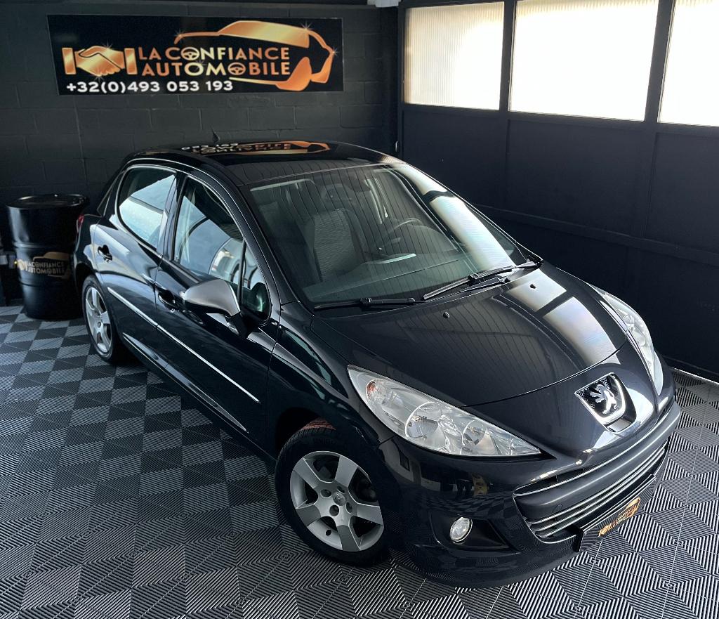 Peugeot 207 1.6i 1er Propriétaire Garantie 12 mois, Euro 5, Achat, Noir, 5 portes
