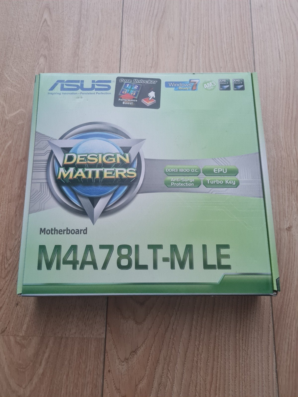 Motherboard M4A78LT-M LE Design Matters, Enlèvement, Neuf