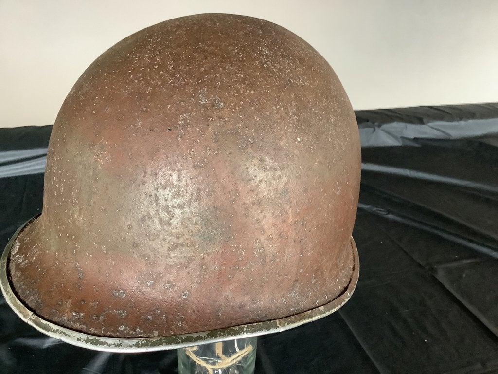 Casque US village REMONVAL authentique ww2 camo, Collections, Enlèvement ou Envoi