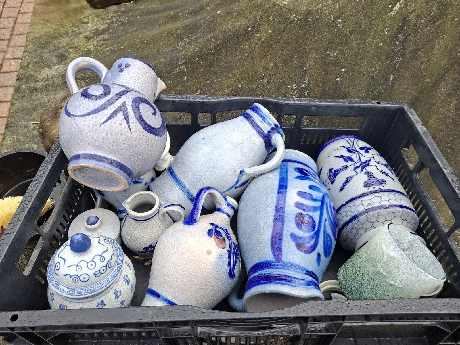 Delftsblauwe kannen/vazen te koop, Ophalen