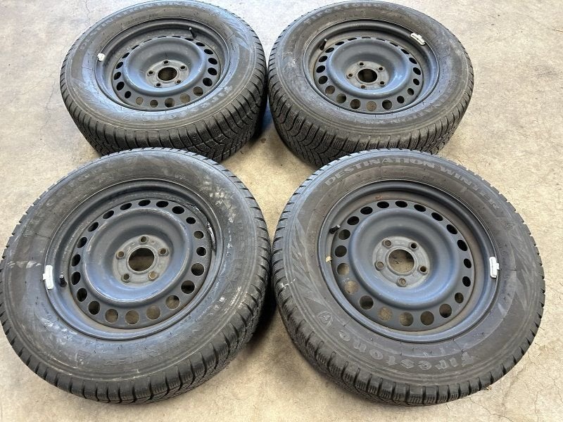 16 inch originele velgen + winterbanden Renault Captur, Pneus et Jantes, 16 pouces, -, Utilisé