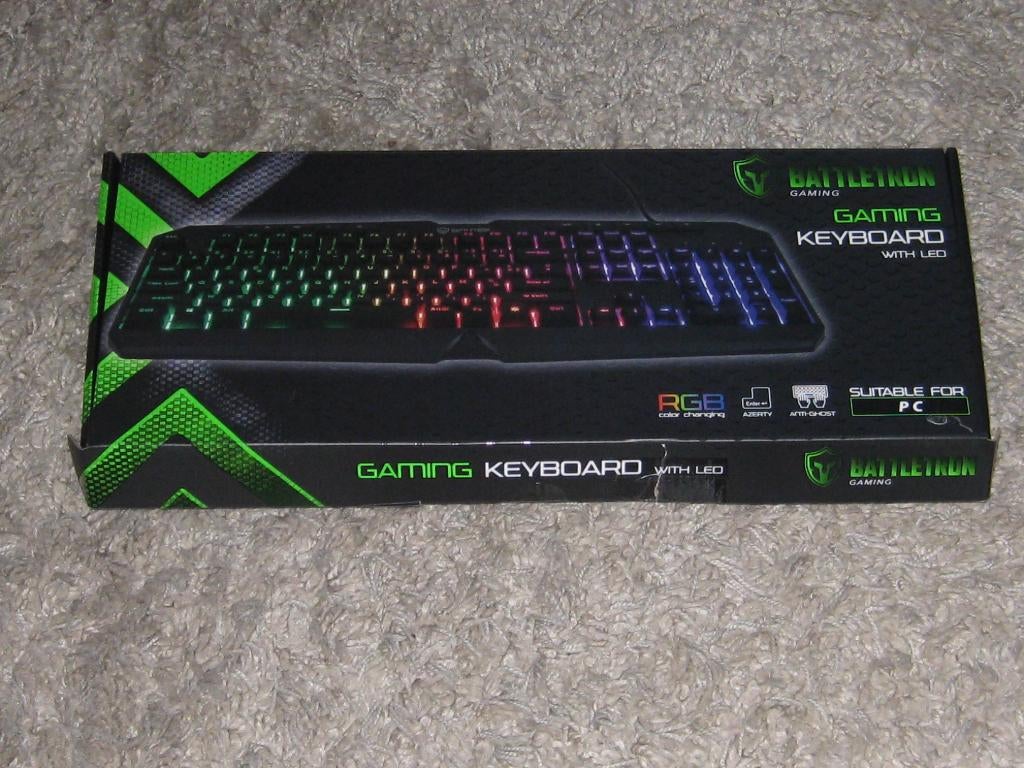 Clavier de jeu, Battletron, Clavier gamer, Azerty, Comme neuf
