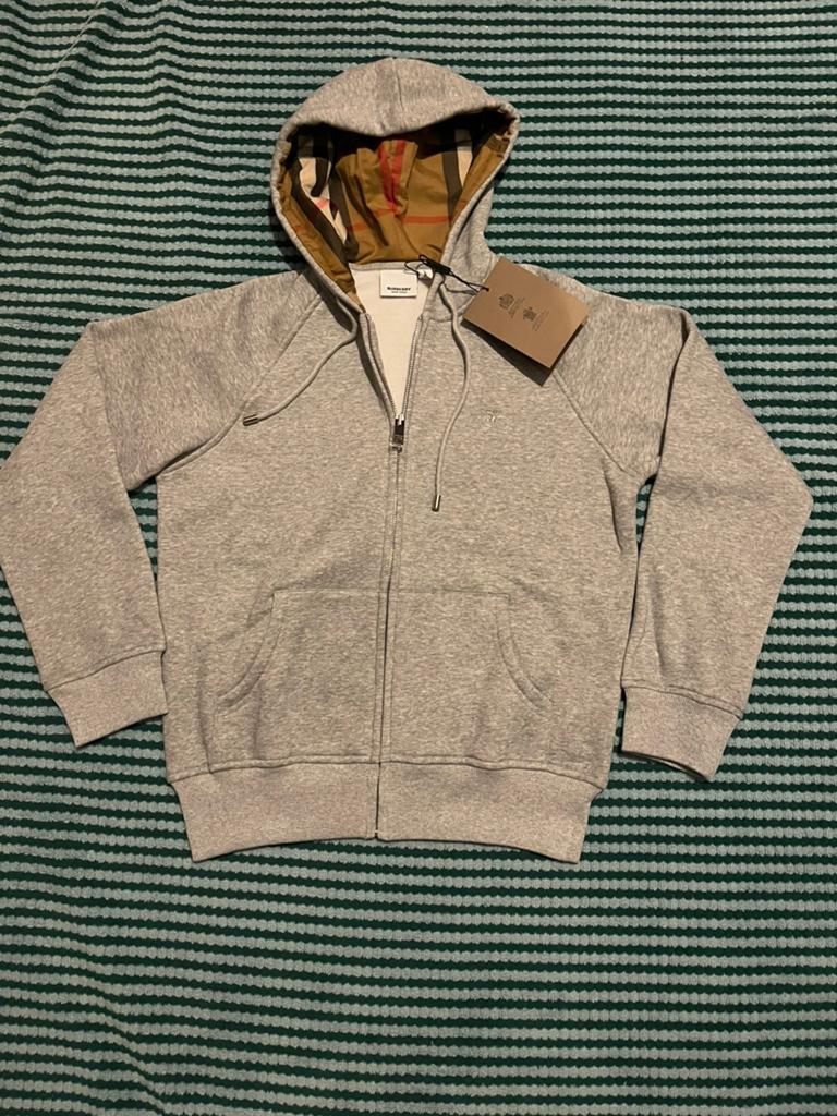 Burberry zip up grijs, Kleding | Heren, Overige Herenkleding, Ophalen of Verzenden, Zo goed als nieuw