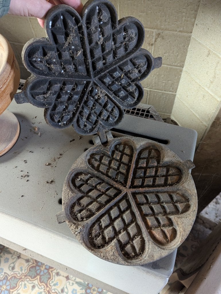Moule à galettes, Enlèvement