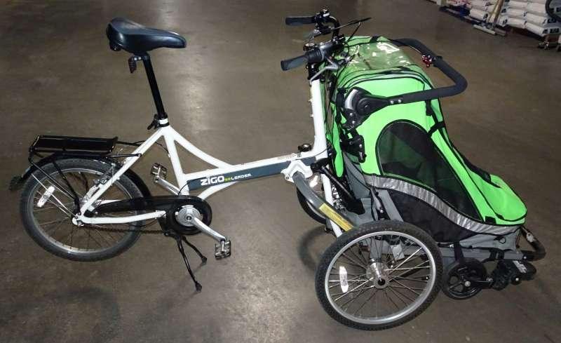 Sportieve bakfiets Zigo, Vélos & Vélomoteurs, Enlèvement, Utilisé, 2 enfants, Pliable