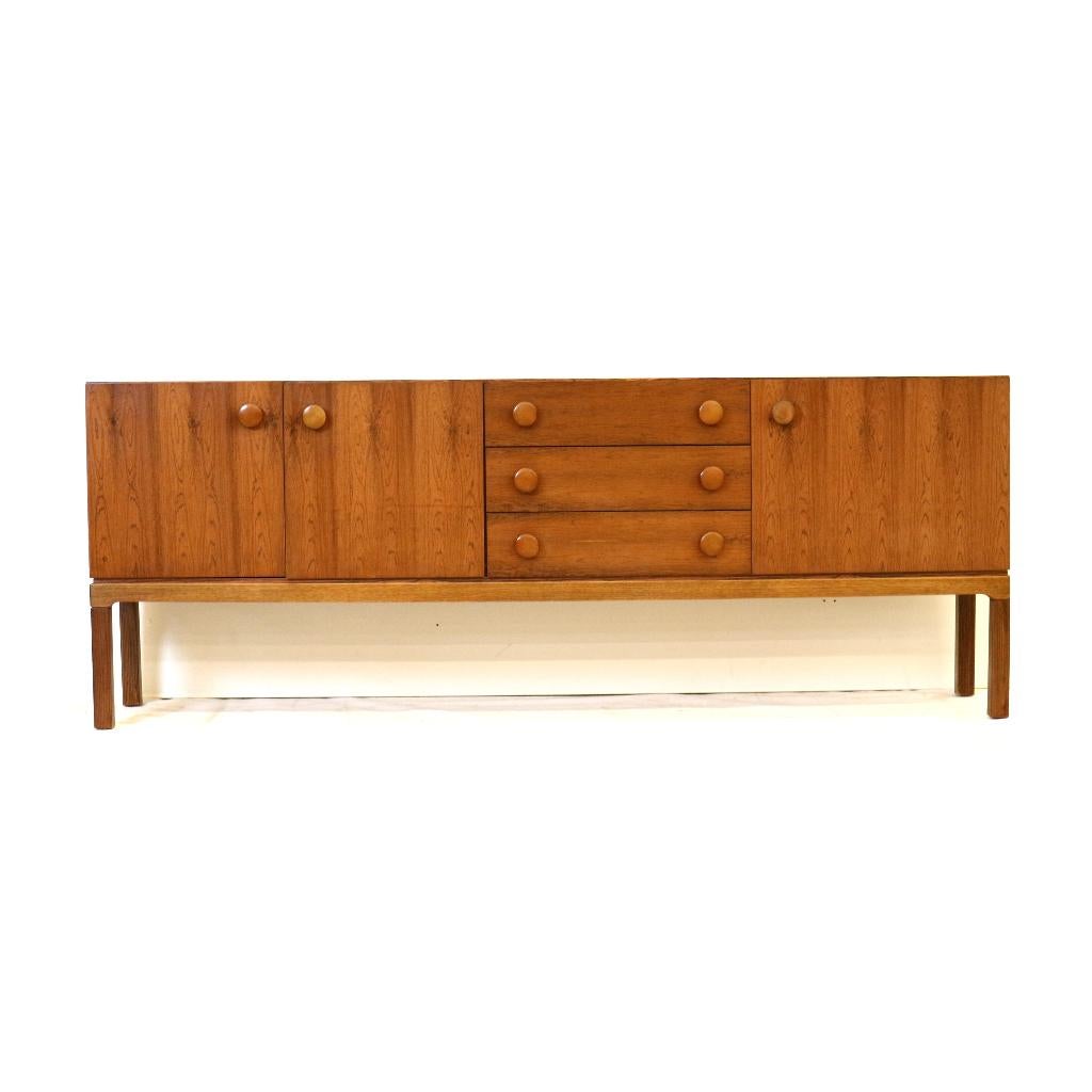 Vintage design dressoir palissander jaren '60 '70 retro mcm, Verzenden