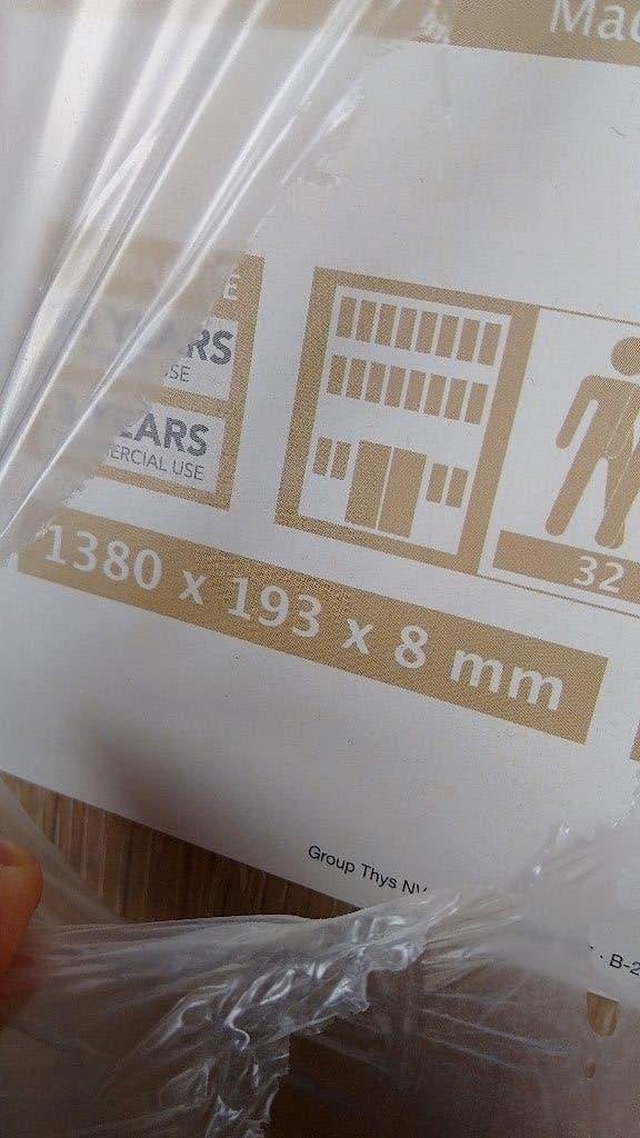 Laminaat, Aggloméré, Comme neuf, Enlèvement, 150 cm ou plus