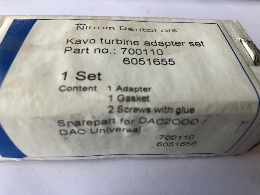 Click adapters voor handstukken DAC2000 , Kavo turbine sets
