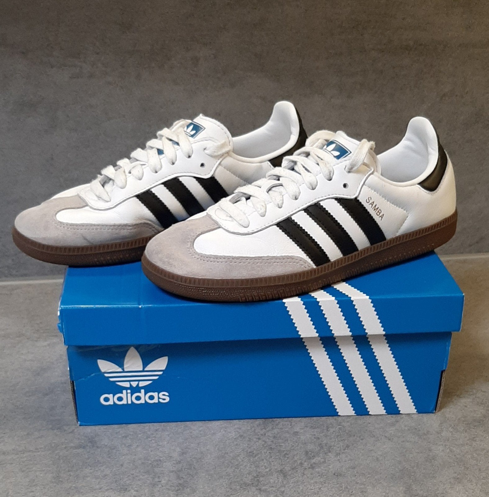 Adidas sneakers Samba OG/Maat 39 1/3, Wit, Ophalen of Verzenden, Zo goed als nieuw, Adidas