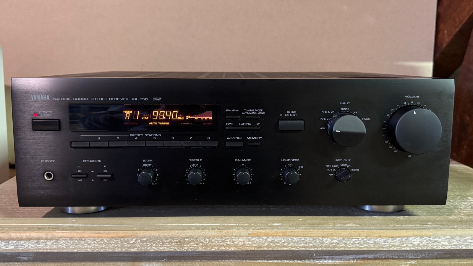 Yamaha RX-550, Audio, Tv en Foto, Versterkers en Ontvangers, Ophalen, Zo goed als nieuw, Stereo, Yamaha
