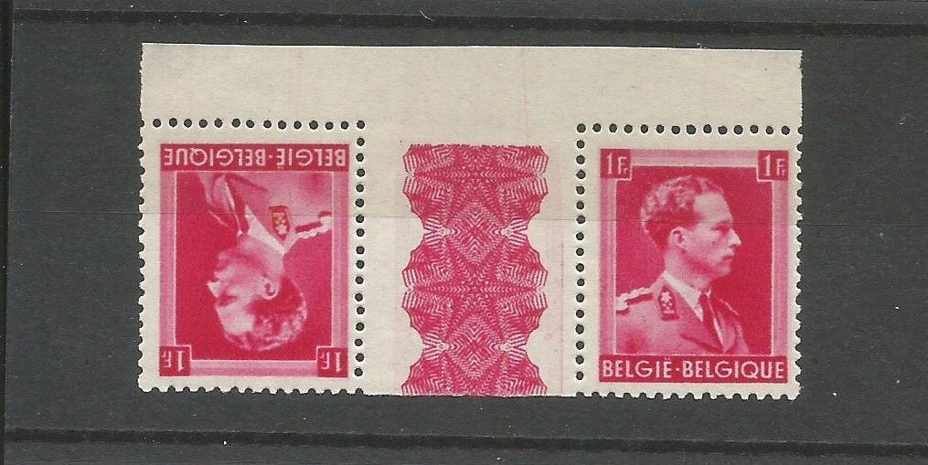 Timbres KT22 Tête-bêche Léopold III (Col ouvert), Enlèvement ou Envoi, Timbre-poste, Neuf