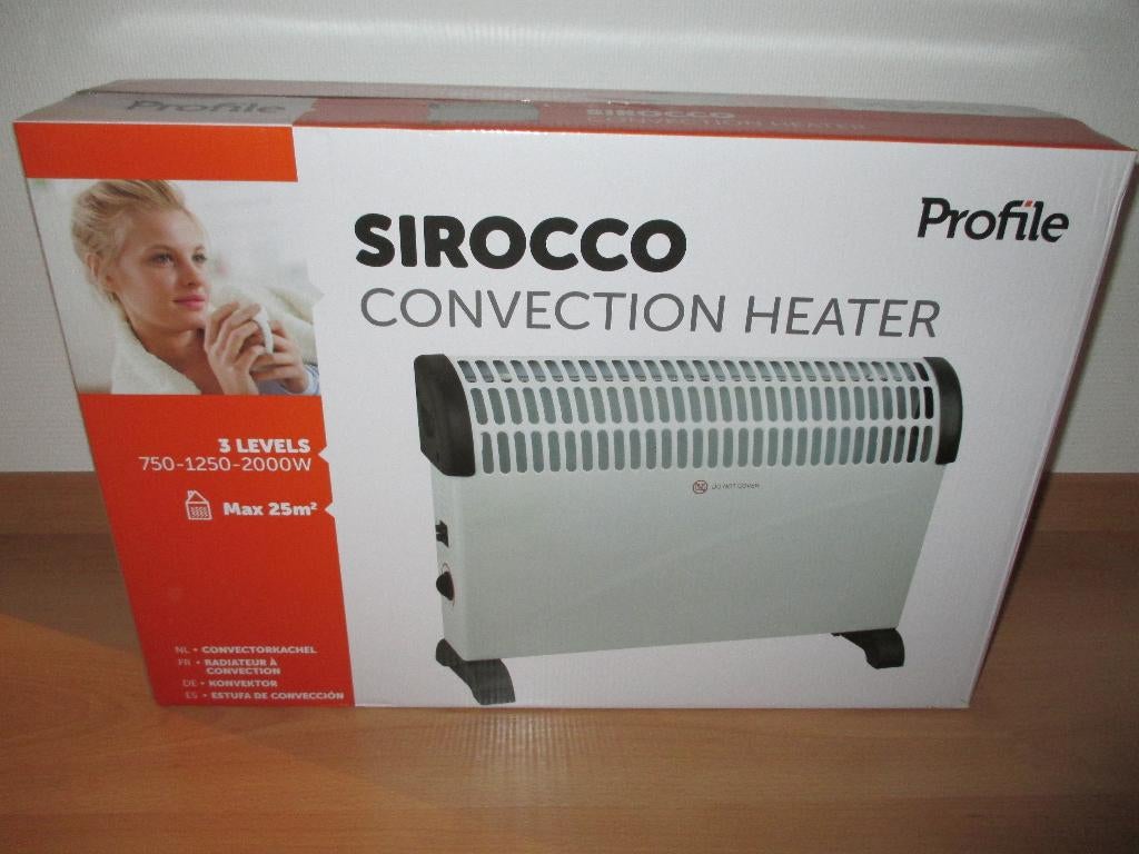convectorkachel, Ophalen, Nieuw, 800 watt of meer, Thermostaat