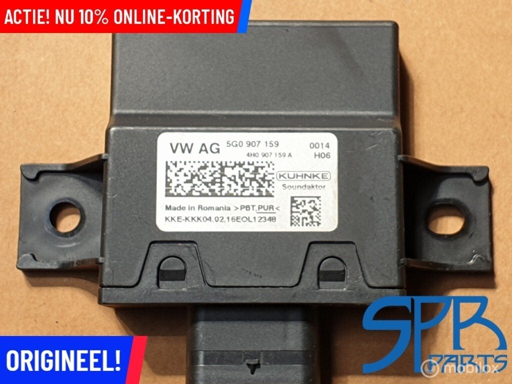 5G0907159 Motorgeluid module Golf 7 VII 7.5 Audi A1 Passat, Auto-onderdelen, Audi, Gebruikt, Audi, Ophalen of Verzenden