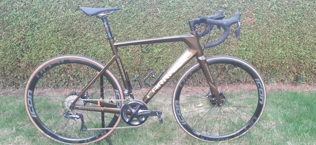 Koersfiets, 28 inch, Gebruikt, 10 tot 15 versnellingen, Schijfrem