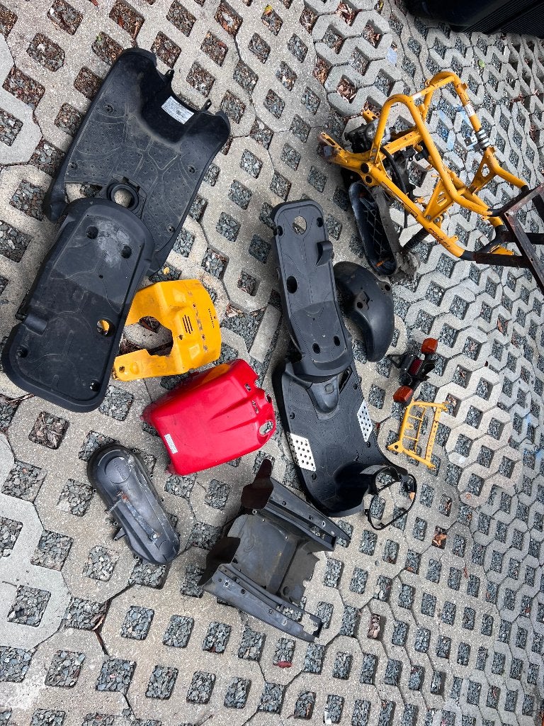 Honda zoomer onderdelenpakket, Ophalen