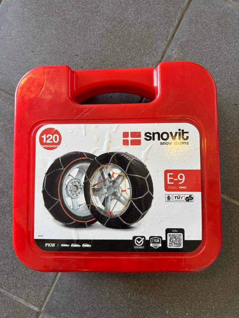 Sneeuwkettingen auto, Auto diversen, Sneeuwkettingen, Ophalen, Zo goed als nieuw