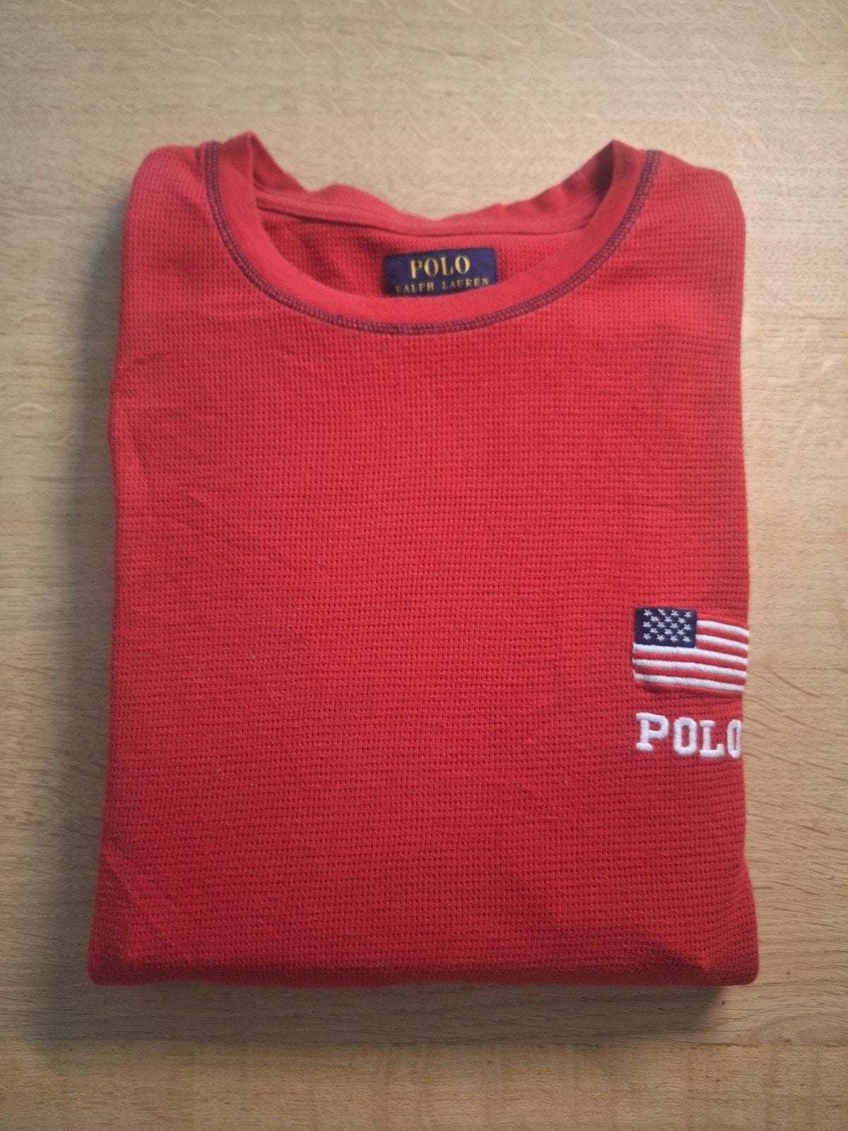 Polo Ralph Lauren Longsleeve Rood/XL, Verzenden, Maat 56/58 (XL), Rood, Polo Ralph Lauren