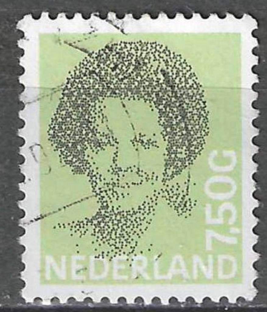 Nederland 1990 - Yvert 1360 - Koningin Beatrix (ST), Verzenden, Gestempeld