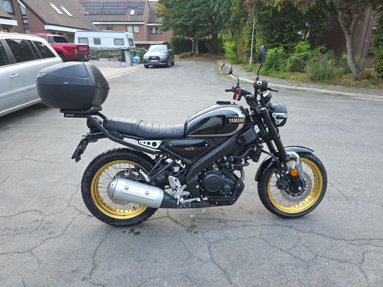 yamaha xsr 125 Legacy Rijbewijs B 2025-9900 km rijbewijs B, Motoren, Gebruikt, Particulier, 125 cc, Handgeschakeld