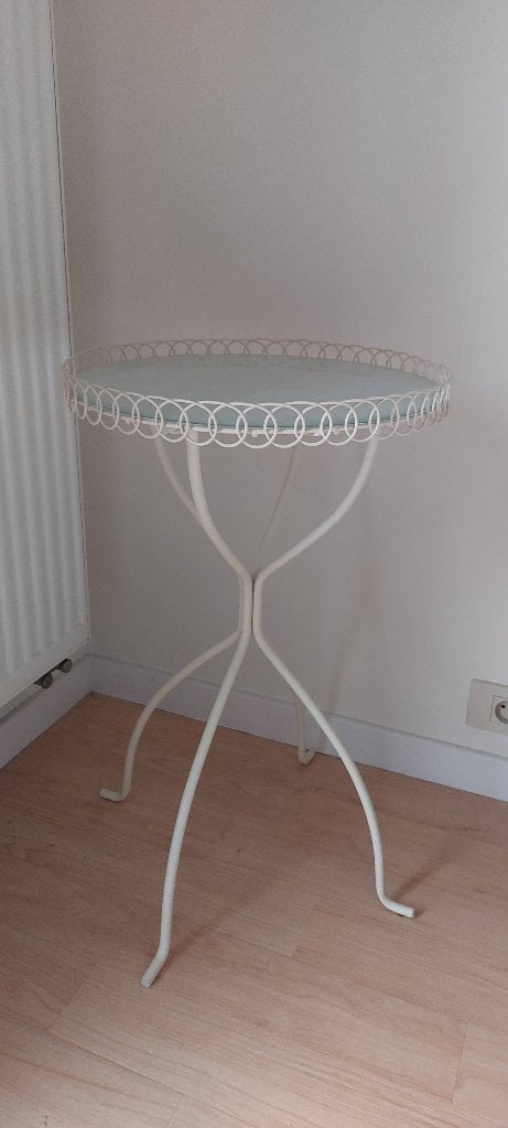 Bijzettafeltjes 2stuks, Enlèvement, Comme neuf, Rond, 60 cm ou plus