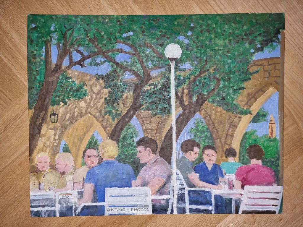 Harm Kamerlingh Onnes  Uniek en een Gesigneerd werk, Ophalen, Gesigneerd, Olieverf, Doek