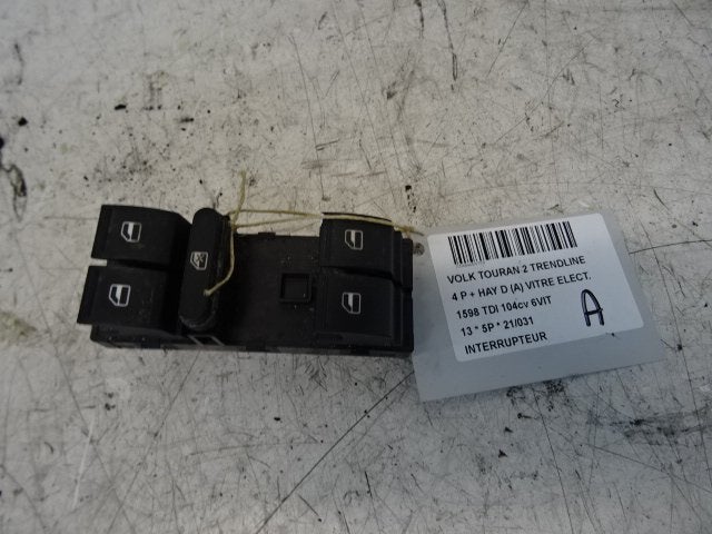 SCHAKELAAR Volkswagen Touran (1T1 / T2) (1K495857B), Auto-onderdelen, Dashboard en Schakelaars, Gebruikt, Volkswagen