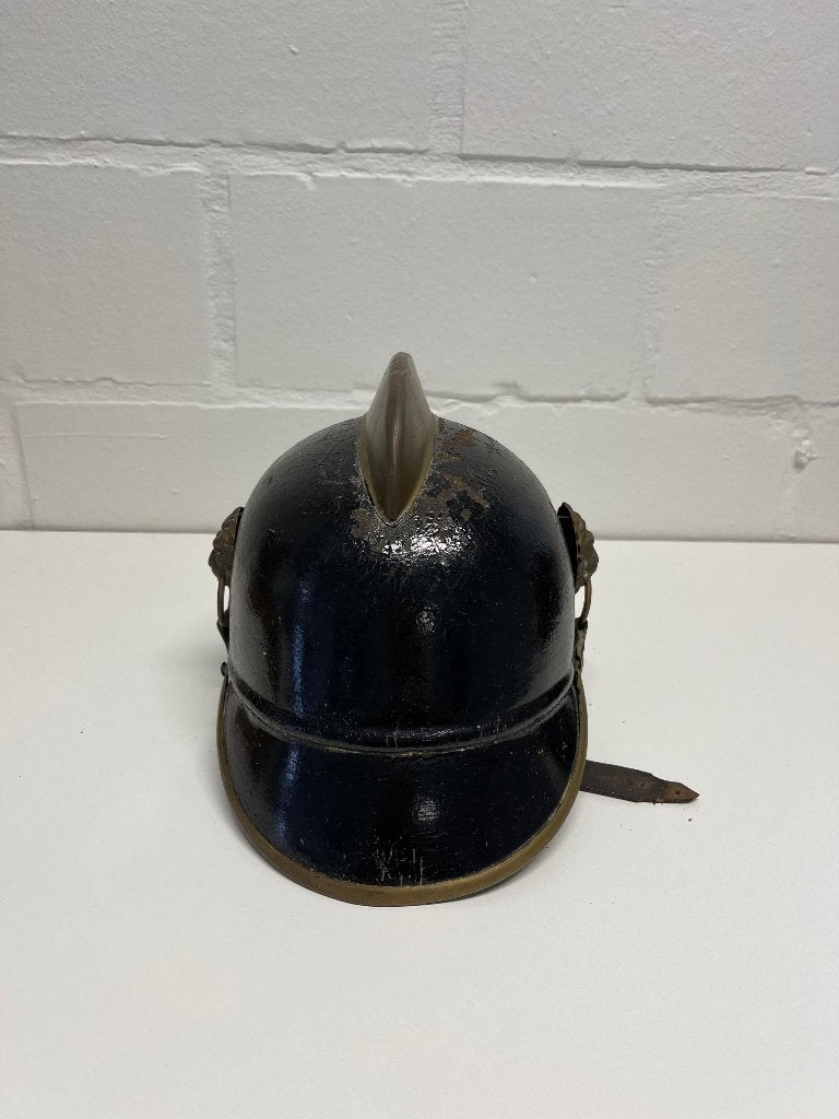 19e eeuws brandweerhelm helm Oostenrijk Feuerwehrhelm, Ophalen