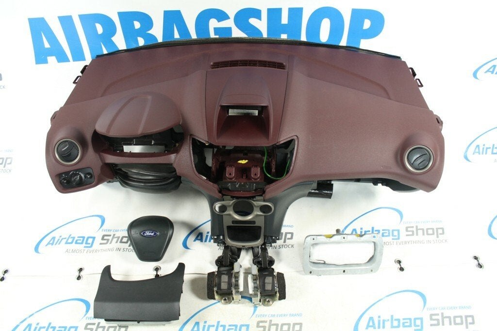 Airbag kit Tableau de bord bordeaux Ford Fiesta MK7