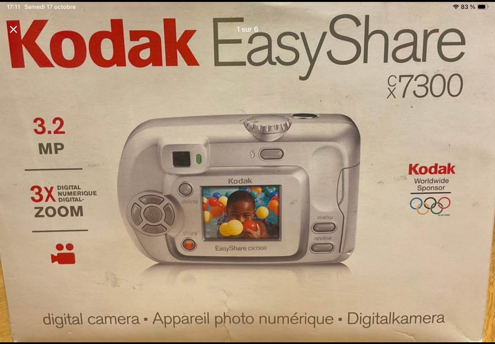 Kodak …neuf …boite d’origine, Enlèvement ou Envoi, Comme neuf