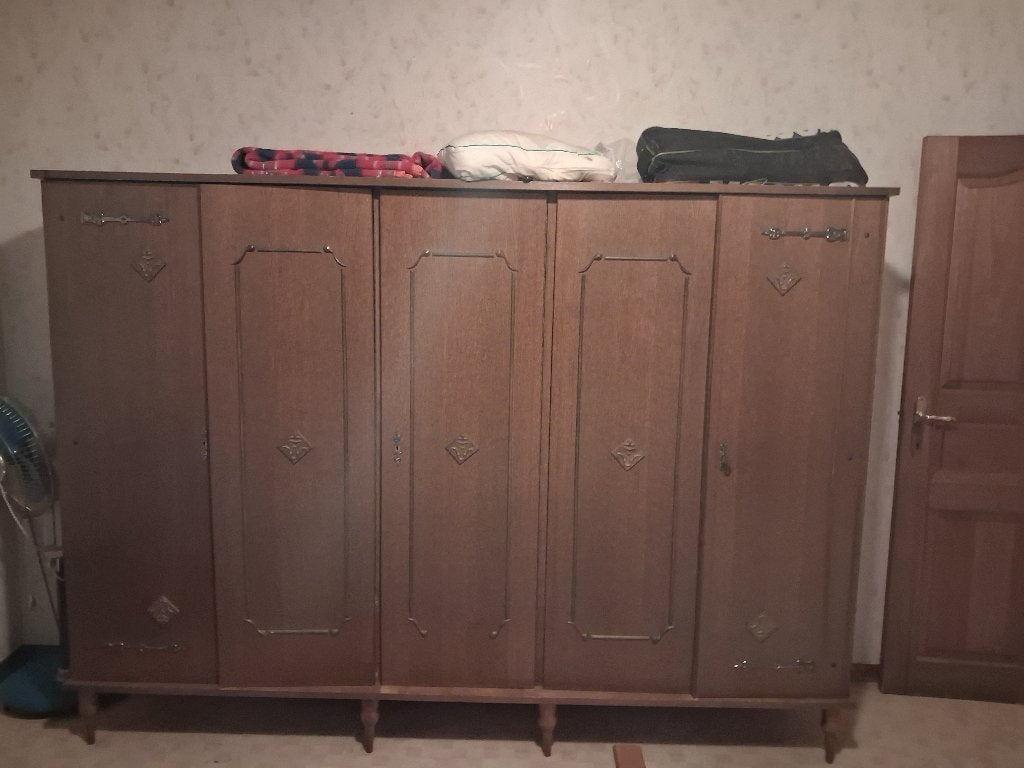 KLEERKASTEN, Antiek, Avec porte(s), 200 cm ou plus, Enlèvement ou Envoi