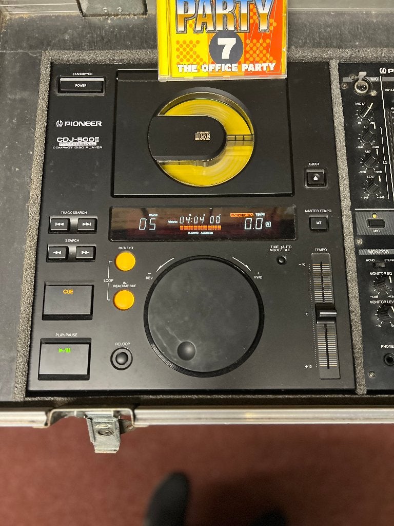2x pioneer CDJ-500MK2 en 1x DJM-500 eventueel in Flightcase, Enlèvement, Utilisé, DJ-Set, Pioneer